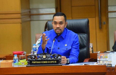 Wakil Ketua Komisi III DPR Ahmad Sahroni. Foto: Medcom.id/Anggi Tondi Martaon