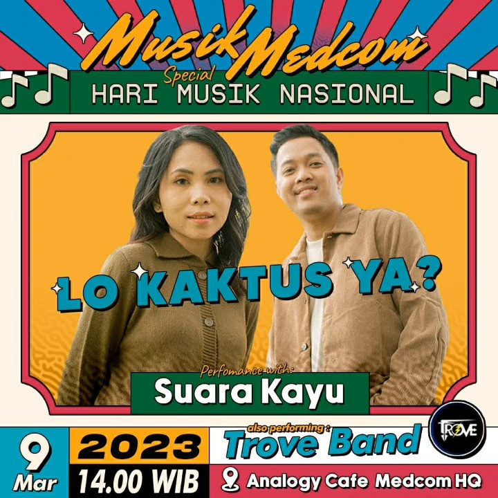 Kenalan dengan Suara Kayu, Duo Folk Pengisi Acara Musik Medcom