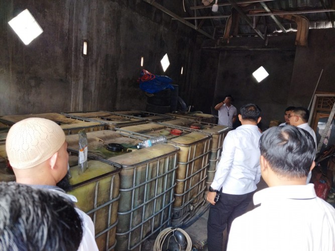 Oknum Polisi Diduga Dalangi Pengolahan Minyak Mentah Menyaru Pertalite