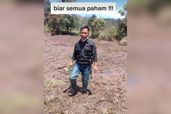 Catut Logo Pemkab Bandung, Diduga Komunitas Motor Trail Acak-Acak Tanaman Langka di Rancaupas