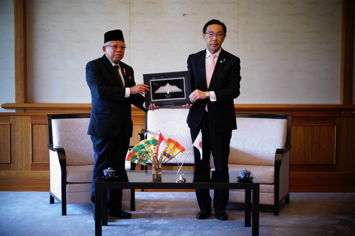 Bertemu Gubernur Kyoto, Wapres: Indonesia Siap Menjadi Mitra Pengembangan Industri Halal