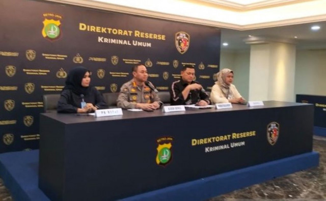 Konferensi pers Polda Metro Jaya. Foto: Antara.