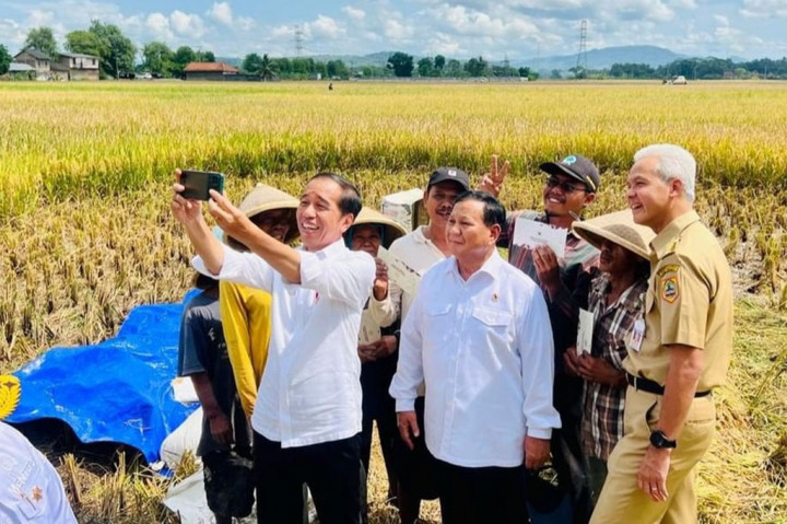 Tinjau Panen Raya di Kebumen, Jokowi Dapat Keluhan Soal Pupuk