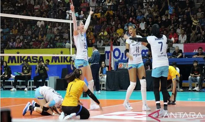 Proliga 2023: Bandung bjb ke Grand Final Usai Kalahkan Gresik Petrokimia