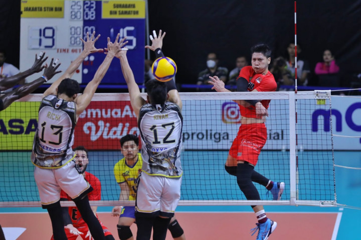 Proliga 2023: Tekuk BIN Samator, Jakarta STIN BIN Selangkah Lagi ke Grand Final