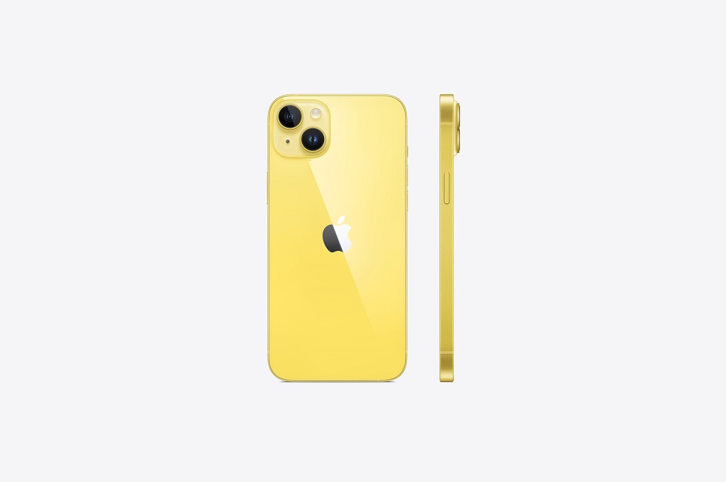 Apple mengumumkan warna baru untuk iPhone 14 dan iPhone 14 Plus, yaitu warna kuning cerah.