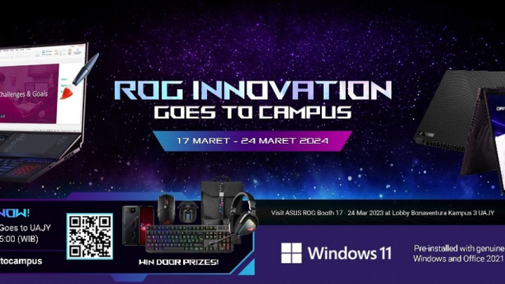 Asus Gelar ROG Innovation Goes To Campus di Medan dan Yogyakarta