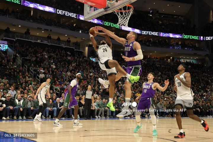 Bucks Lanjutkan Tren Kemenangan Usai Bekuk Nets 118-113