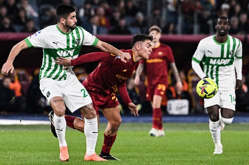 Roma Gagal Hentikan Perlawanan Sassuolo di Stadion Olimpico