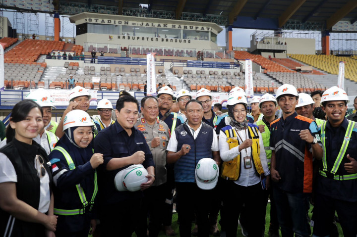 Renovasi Stadion Si Jalak Harupat Ditargetkan Rampung Pada 17 Maret