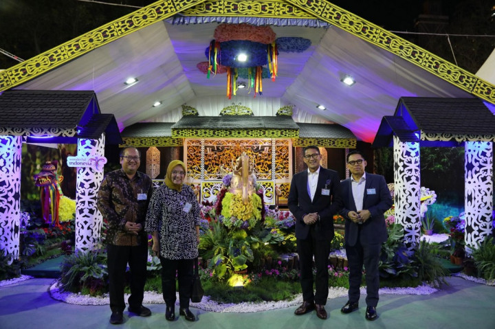 Rumah Lamin RI Sabet Penghargaan Bangunan Terunik di Hong Kong Flower Show 2023