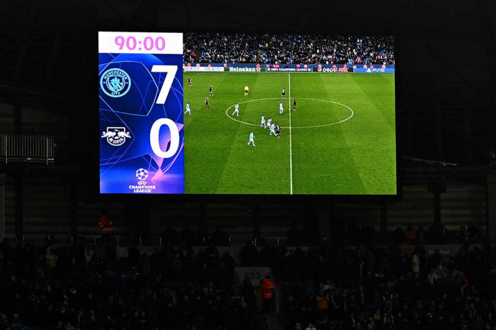 Haaland Quintrick, Manchester City Gilas Leipzig 7-0