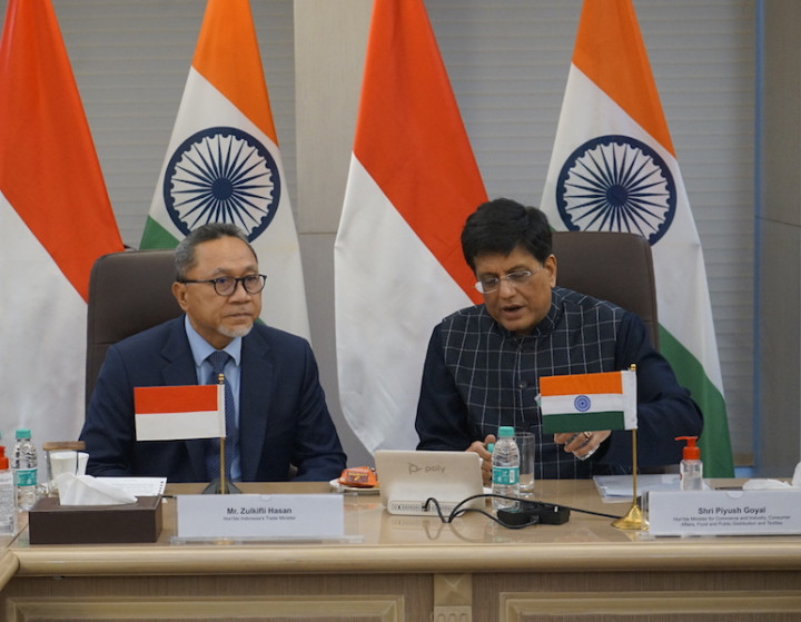 Mendag Zulkifli Hasan Inisiasi Penguatan Kerja Sama 5 Sektor dengan India