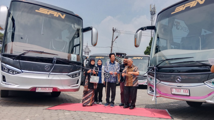 Sambut Idulfitri 1444 H, PO San Beli 10 Bus Baru