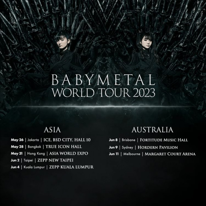 Pengumuman! BABYMETAL Bakal Konser di Indonesia