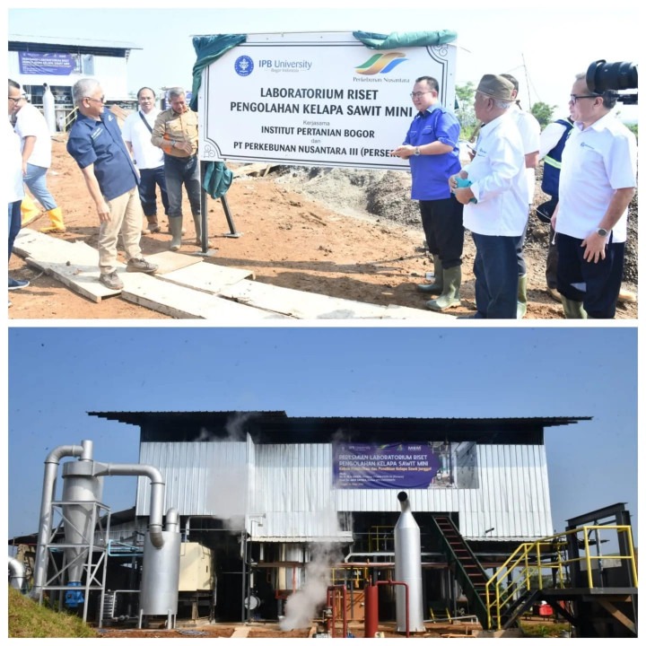 Pertama di Indonesia, IPB Resmikan Laboratorium Riset Pengolahan Kelapa Sawit Mini
