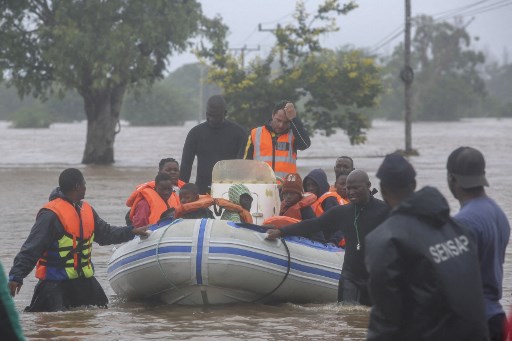 Korban Tewas Topan Freddy di Mozambik Jadi 53 Orang, 50 Ribu Warga Mengungsi