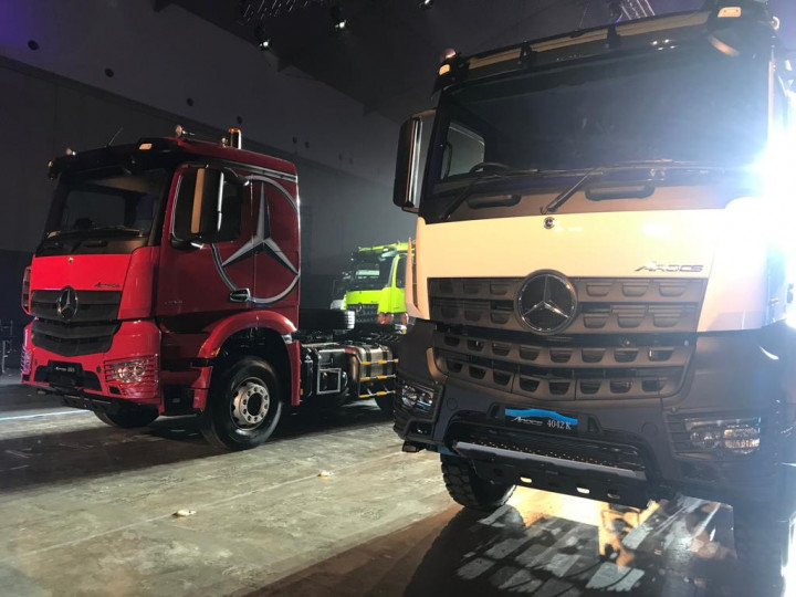 Disuntik Teknologi Baru, Truk Mercedes-Benz Actros dan Arocs Euro 5 Meluncur di Indonesia