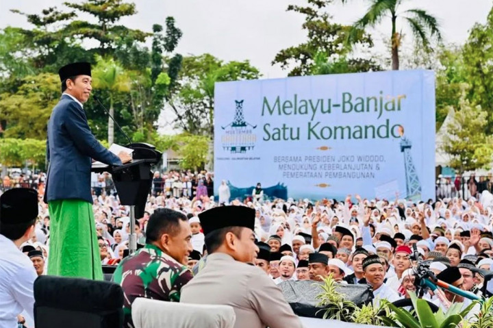 Jokowi Apresiasi Sumbangsih Tokoh Kalsel Bangun Indonesia