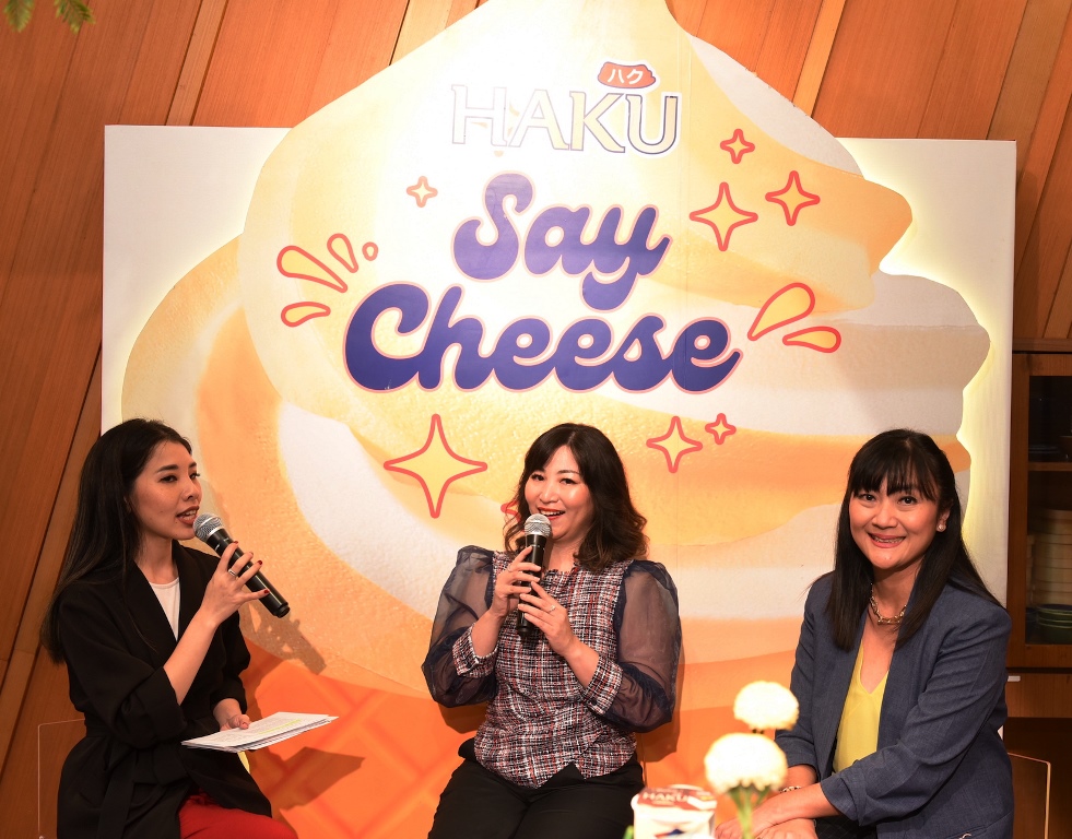 Konferensi Pers Es Krim Haku. (Foto: Aulia/Medcom)