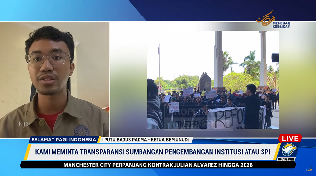 Usai Rektor Udayana Tersangka, Mahasiswa Pertanyakan Aliran Dana SPI