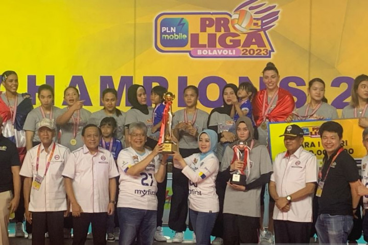 Proliga 2023: Bandung bjb Pertahankan Gelar, Gresik Petrokimia Juara Ketiga