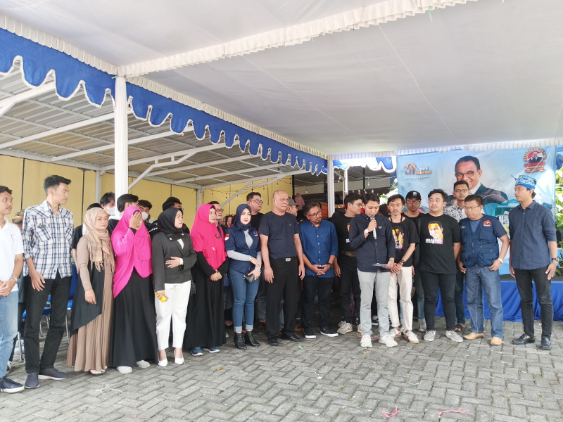 Puluhan Relawan Milenial Anies Baswedan Deklarasi di Malang