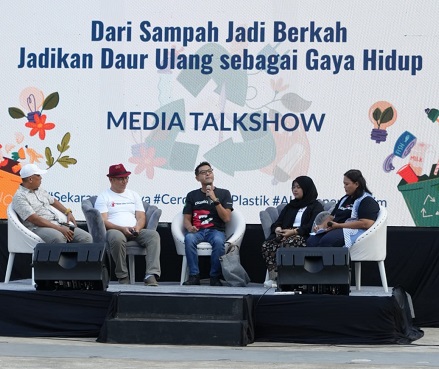 Media Talkshow dan Liputan Festival Sampah Plastik: “Jadikan Daur Ulang Menjadi Gaya Hidup” Save The Children. (Foto: Dok. Istimewa)