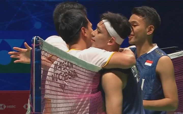 Akun Resmi BWF Unggah Momen Heroik Ahsan Pilih Tuntaskan Laga Final Meski Cedera