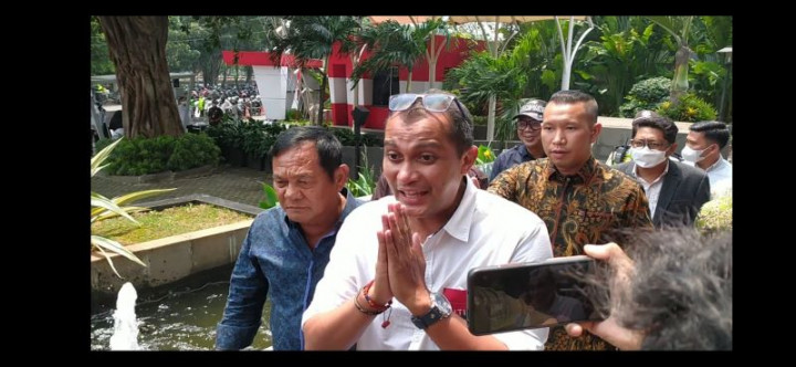 Sambangi KPK, Wamenkumham Eddy Berikan Klarifikasi Laporan Terhadapnya