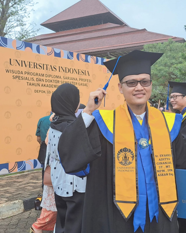 Syahril Lulus Program Profesi UI dengan IPK Sempurna