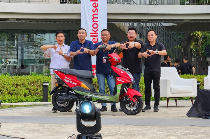 Telkomsel Tawarkan Kuota untuk Pembeli dan Penyewa Motor Listrik Volta