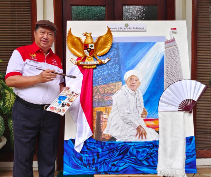 Ayah Vidi Aldiano Siapkan Kolaborasi Audio Painting dengan Iwan Fals dan Sam Bimbo