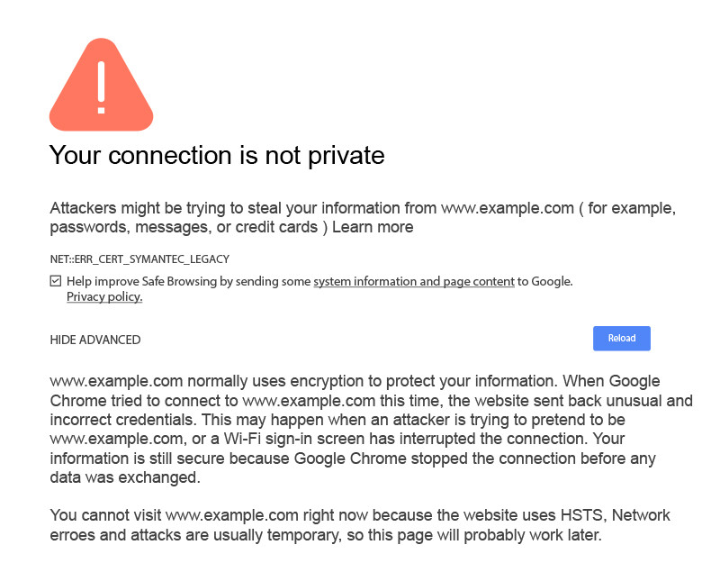 Cara mengatasi your connection is not private 