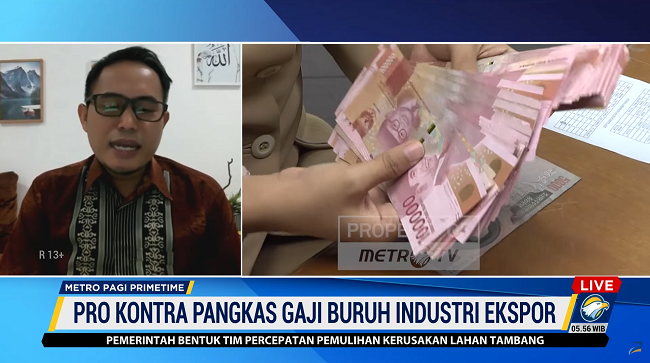 CORE Indonesia Berharap Insentif Dapat Diberikan Kepada Industri Padat Karya