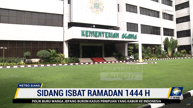 Sidang Isbat Awal Ramadan 1444 H Digelar Secara <i>Hybrid</I>