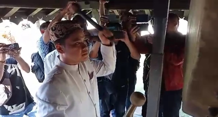 Beduk Keraton Kasepuhan Cirebon Ditabuh Menandai Datangnya Ramadan