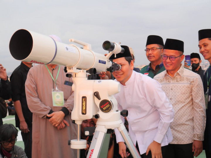 Ketinggian Hilal di Palembang Capai 8 Derajat