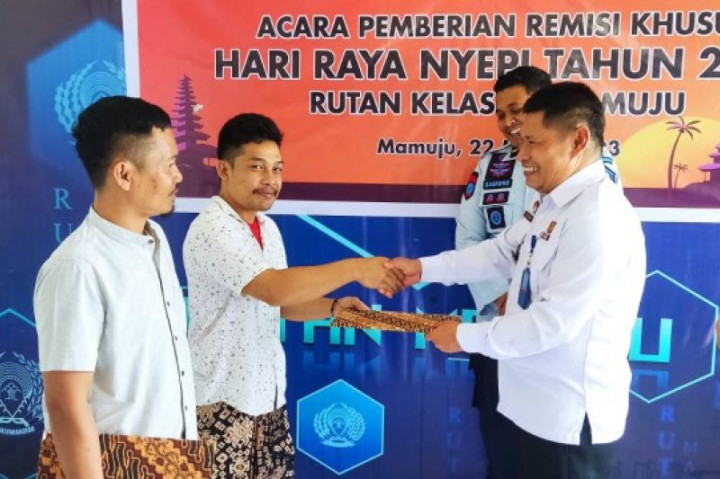 5 Narapidana di Sulbar Dapat Remisi Nyepi
