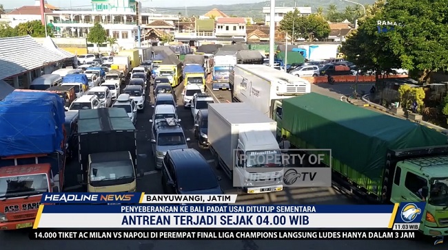 Pelabuhan Ketapang Kembali Dibuka, Usai Ditutup Sementara