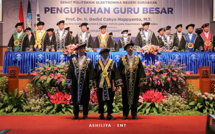 PENS Punya Guru Besar Baru Bidang Ilmu Intelligent Control dan Electric Vehicle