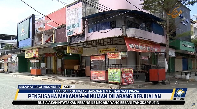 Selama Ramadan Warga Aceh Patuhi Larangan Berjualan Saat Siang Hari