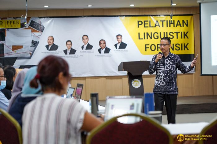 Linguistik Forensik Bukti Bahasa Makin Berperan Penting di Bidang Hukum
