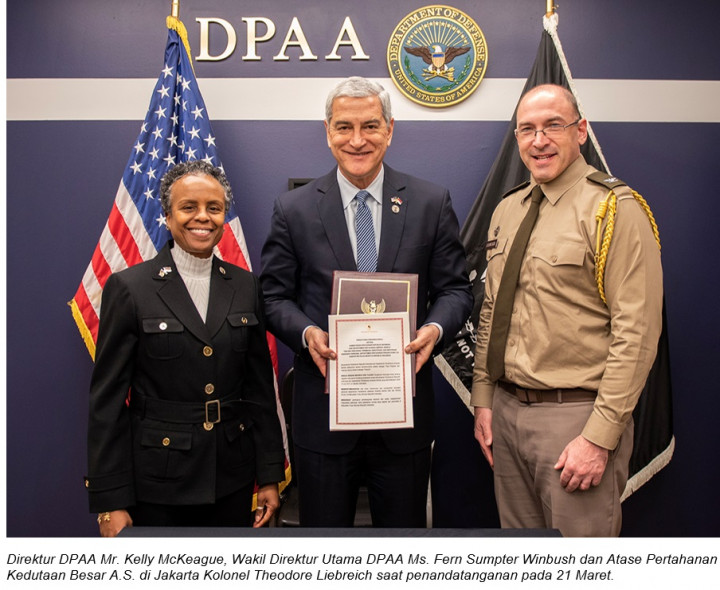 AS-Indonesia Sepakati Kerangka Kerja Pencarian Tentara yang Hilang Akibat Perang Dunia II