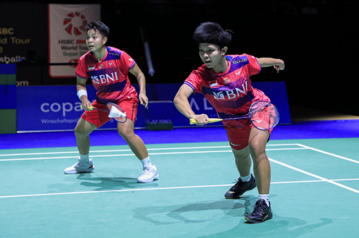 Swiss Open 2023: Apri/Fadia Gugur di Semifinal karena Gagal Selesaikan Laga