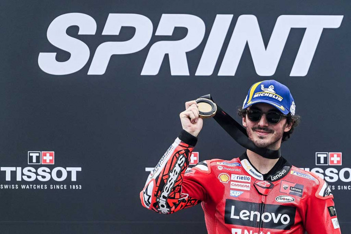 Sejarah! Bagnaia Menangi Sprint Race Pertama MotoGP