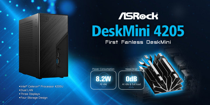 ASRock Luncurkan MiniPC Tanpa Kipas DeskMini 4025