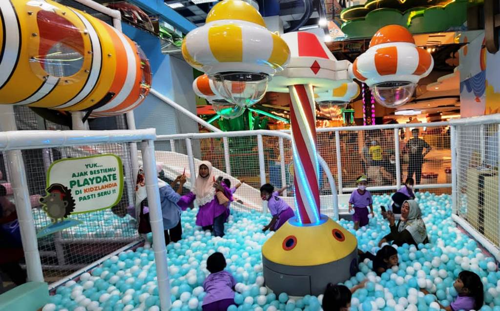 Arena bermain kidzlandia. (Foto: Ist)