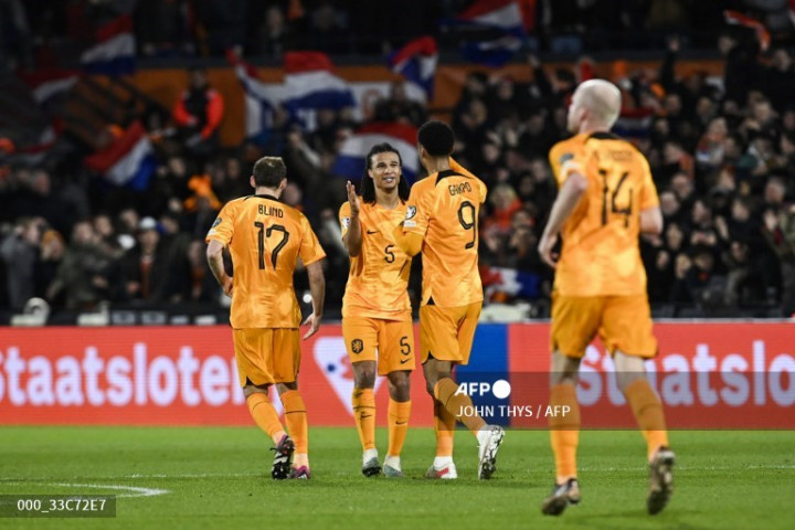 Belanda Raih Tiga Poin Perdana Usai Tekuk Gibraltar