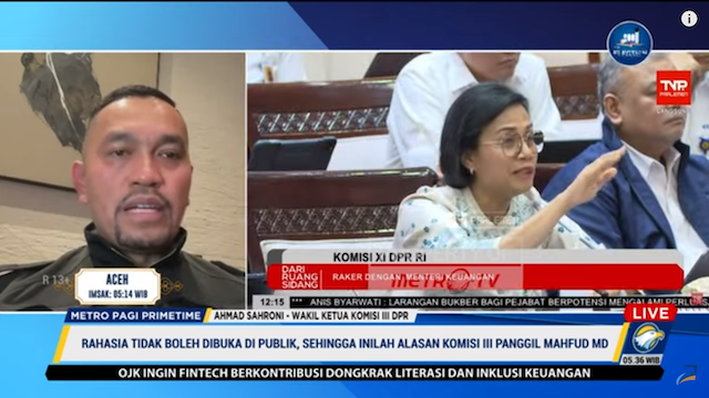 Usut Transaksi Janggal Rp349 T, Komisi III DPR Buka Peluang Bentuk Pansus